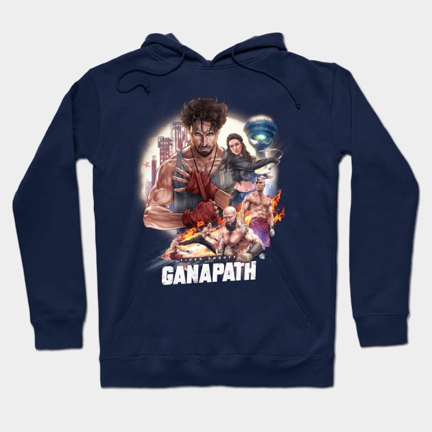 Tiger Shroff - Ganapath Hoodie by Crike99Art